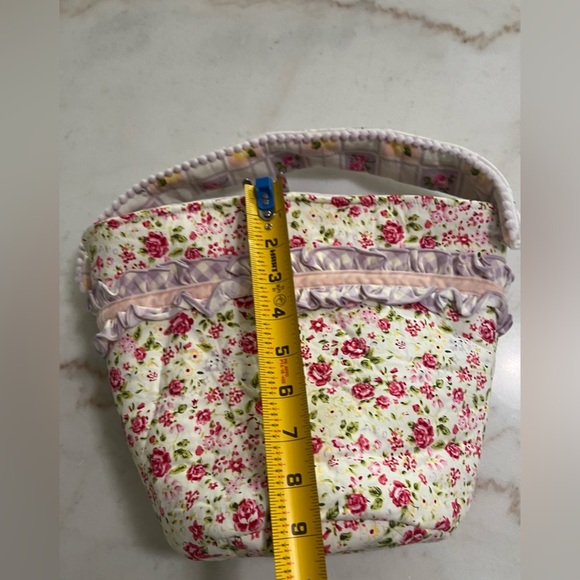 Matilda Jane “Joyful Jubilee” Floral Quilted Reversible Easter Basket - Picture 5 of 6